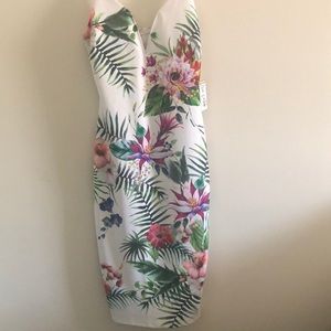 Floral Spaghetti Strap Dress